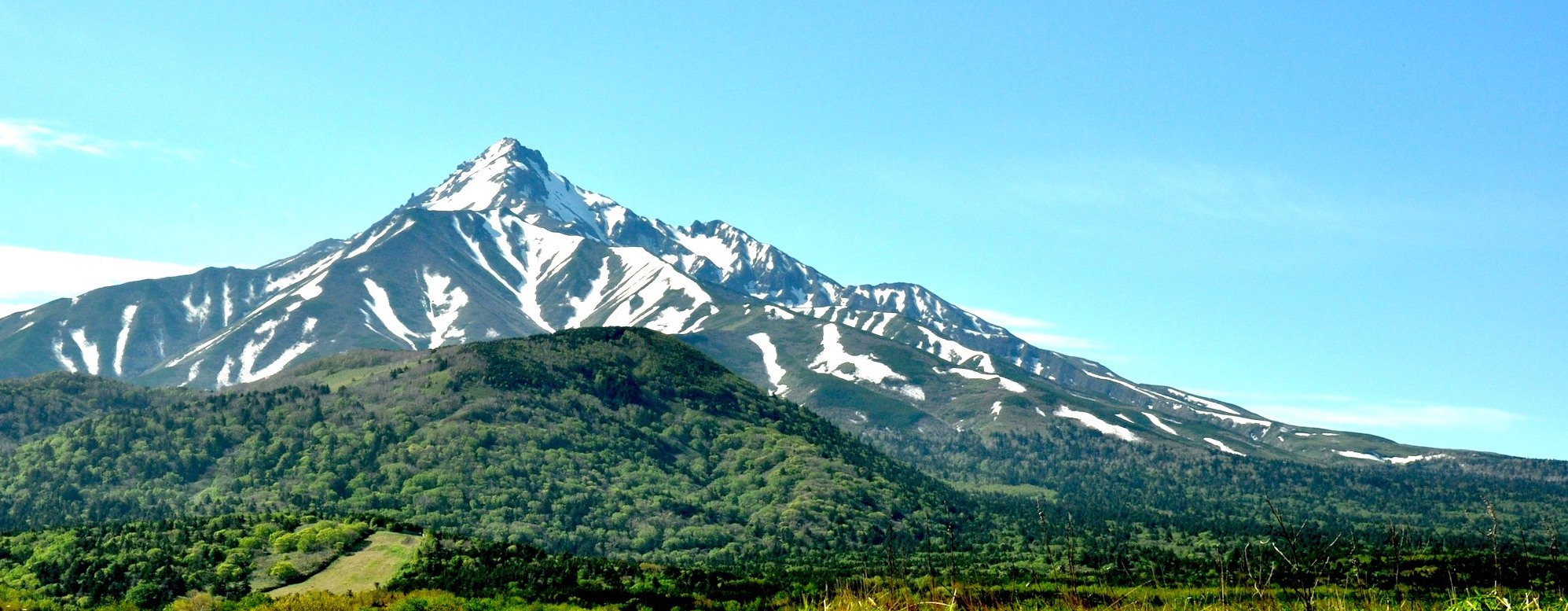 Mt. Rishiri view from the inn