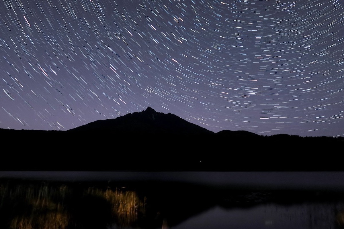 姫沼の星空